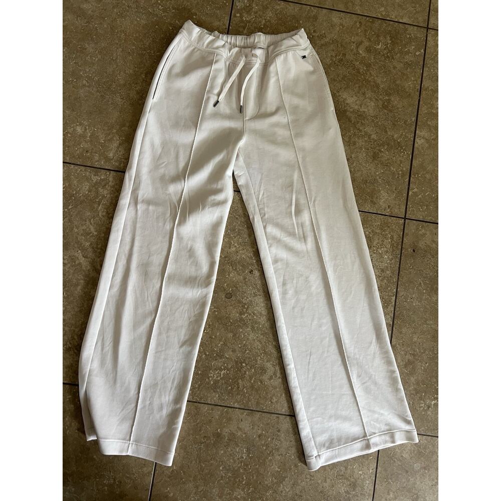 NWOT Vuori Compose Sweater + Wide Leg Pant Set In Marshmallow - Picture 5 of 8